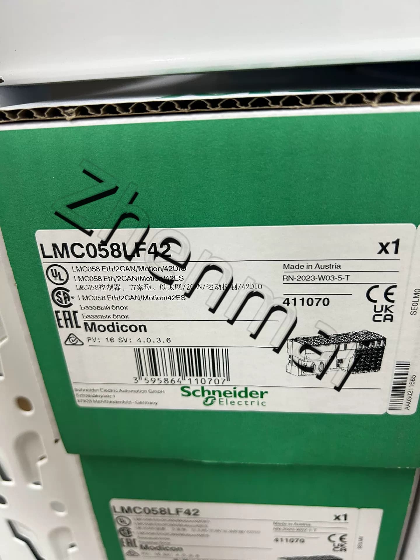 100 % helt ny, original och äkta Schneider LMC058LF42 Frekvensomvandlare, strömbrytare, kontaktorer, skyddsanordningar