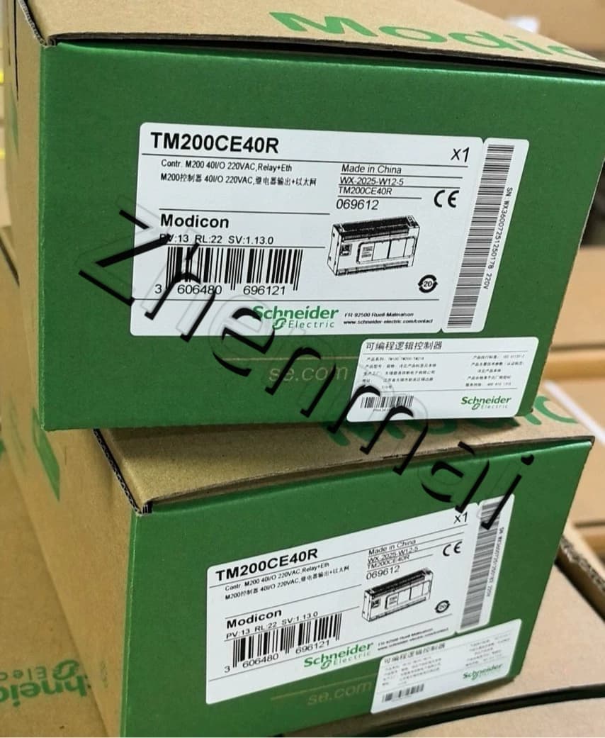 100 % helt nya, original och äkta Schneider TM200CE40R Frekvensomvandlare, strömbrytare, kontaktorer, skyddsanordningar