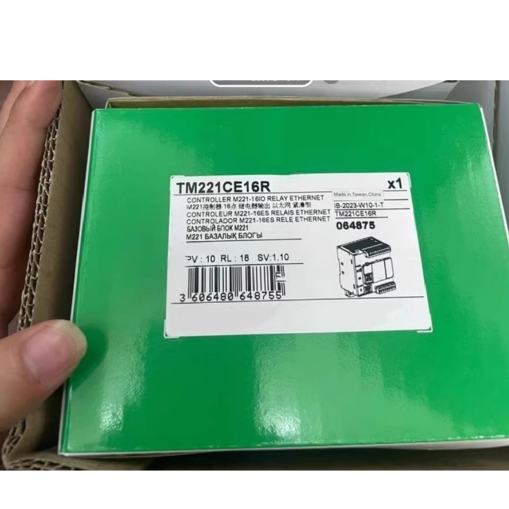 100 % helt nya, original och äkta Schneider TM221CE16R Frekvensomvandlare, strömbrytare, kontaktorer, skyddsanordningar