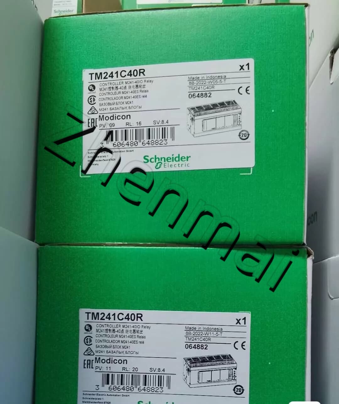 100 % helt nya, original och äkta Schneider TM241C40R Frekvensomvandlare, strömbrytare, kontaktorer, skyddsanordningar