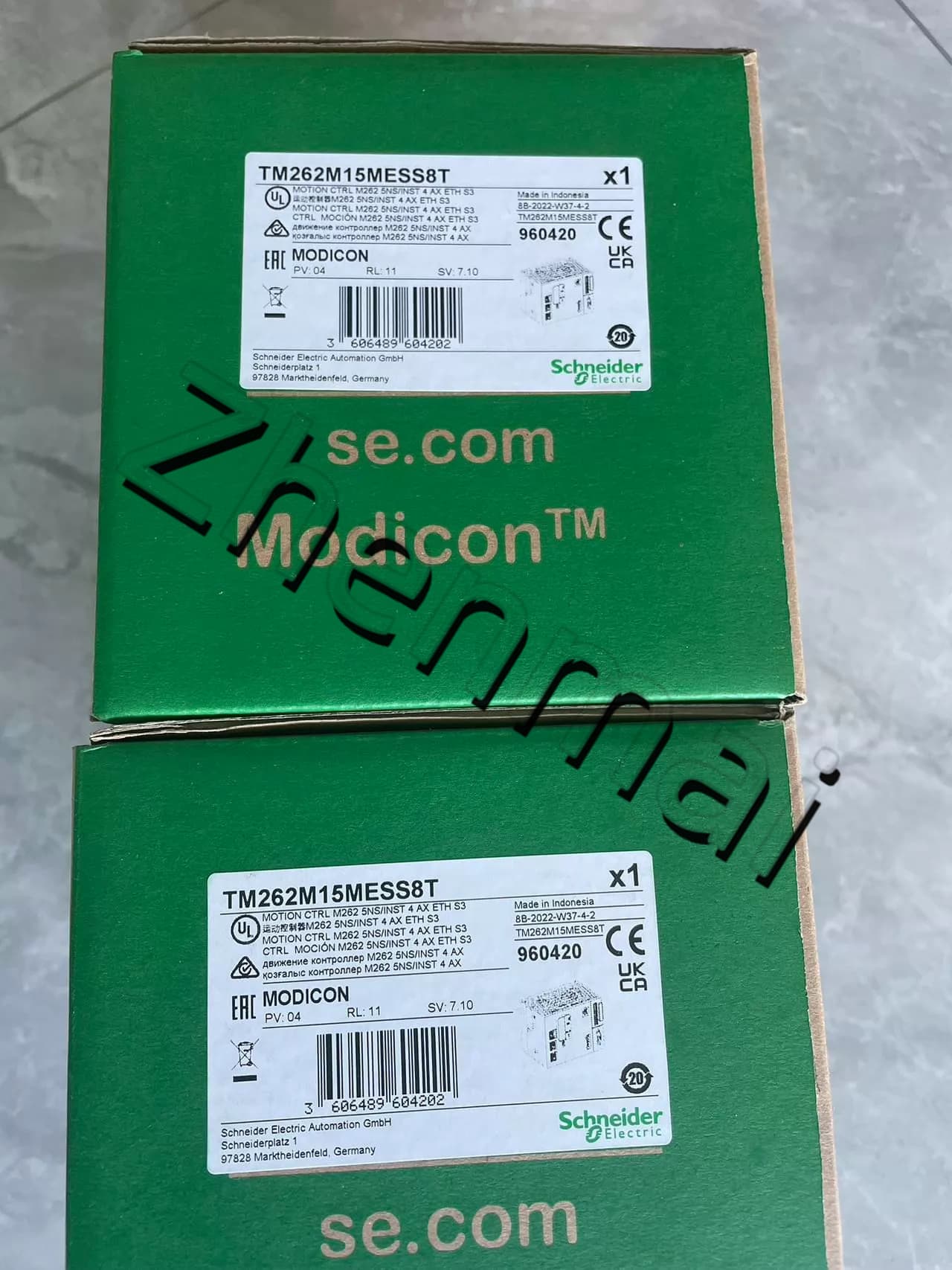 100 % helt ny, original och äkta Schneider TM262M15MESS8T Frekvensomvandlare, strömbrytare, kontaktorer, skyddsanordningar