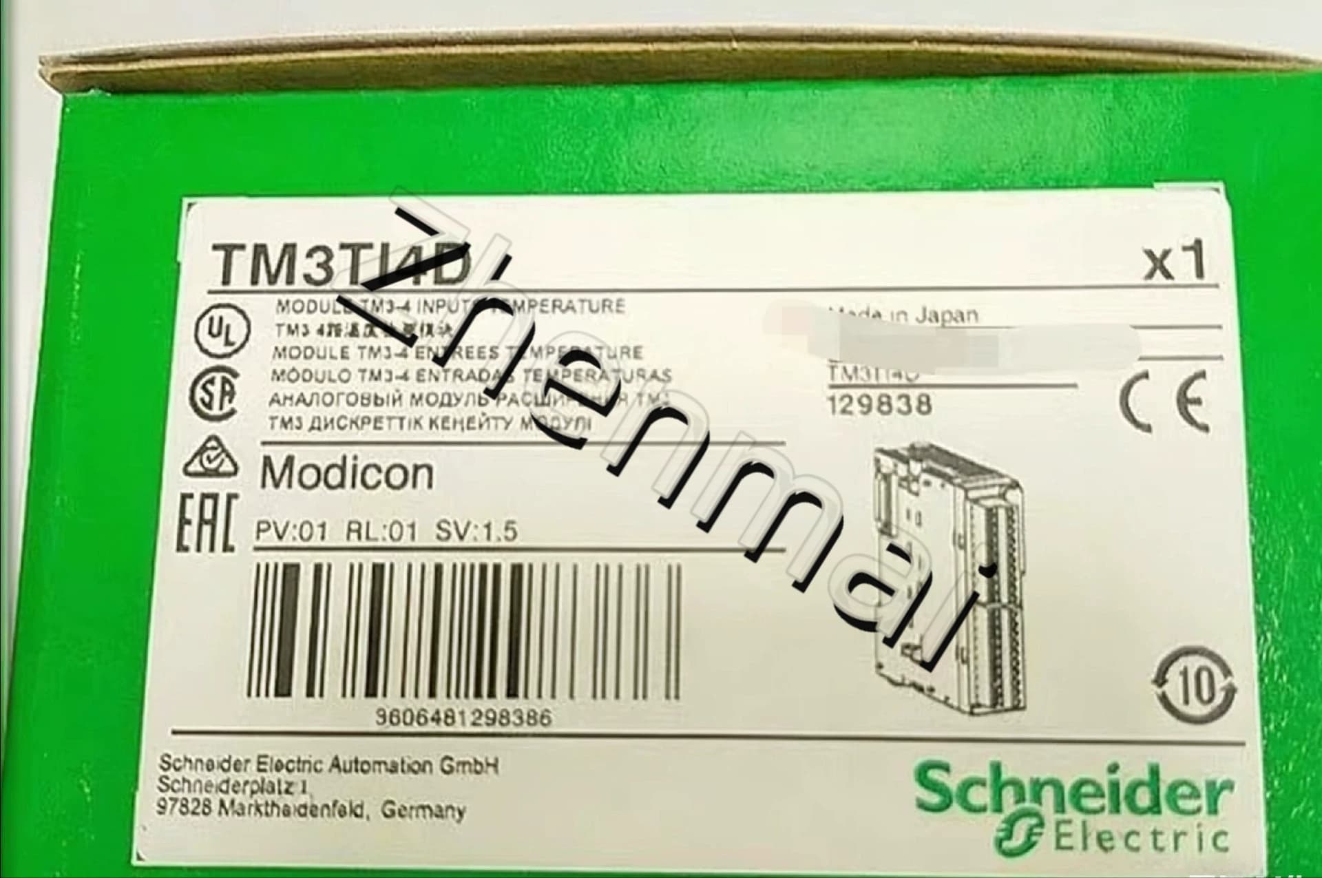 100 % helt nya, original och äkta Schneider TM3TI4D Frekvensomvandlare, strömbrytare, kontaktorer, skyddsanordningar