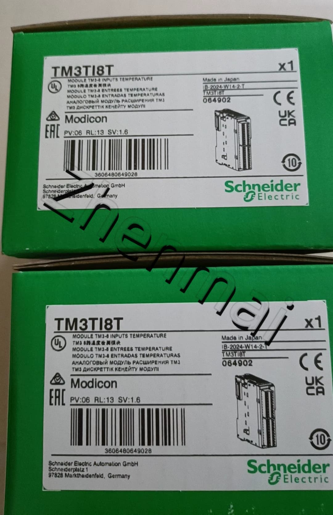 100 % helt nya, original och äkta Schneider TM3TI8T Frekvensomvandlare, strömbrytare, kontaktorer, skyddsanordningar