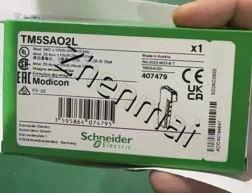 100 % helt nya, original och äkta Schneider TM5SAO2L Frekvensomvandlare, strömbrytare, kontaktorer, skyddsanordningar