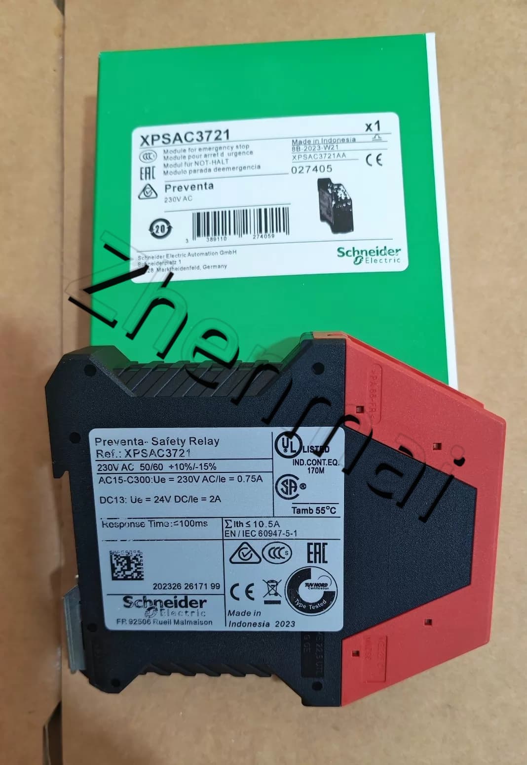 100 % helt nya, original och äkta Schneider XPSAC3721 Frekvensomvandlare, strömbrytare, kontaktorer, skyddsanordningar