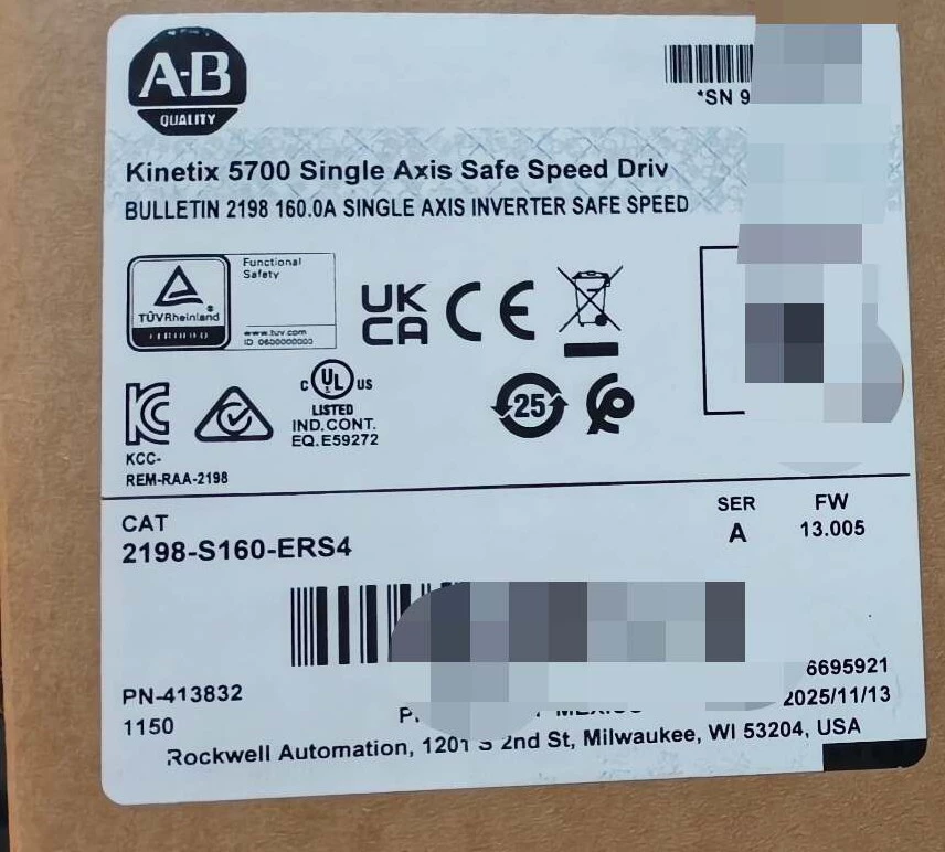 2198-S160-ERS4 Kinetix 5700 servo, helt ny och äkta