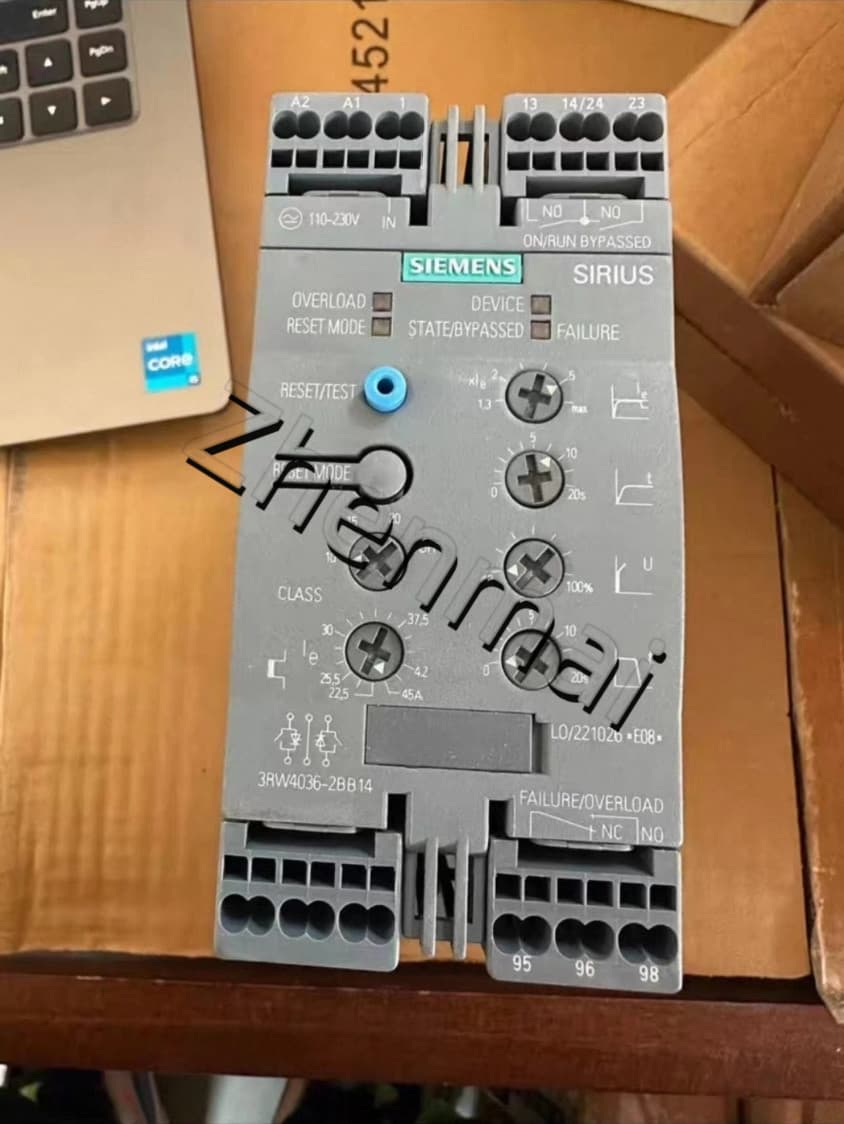 Helt ny, äkta, fabriksanpassad Siemens 3RW4036-2BB14 mjukstartare SIRIUS SOFT STARTER