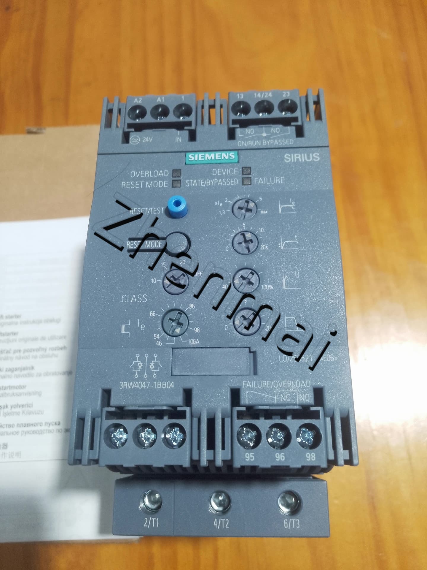 Helt ny, äkta, fabriksanpassad Siemens 3RW4047-1BB04 mjukstartare SIRIUS SOFT STARTER