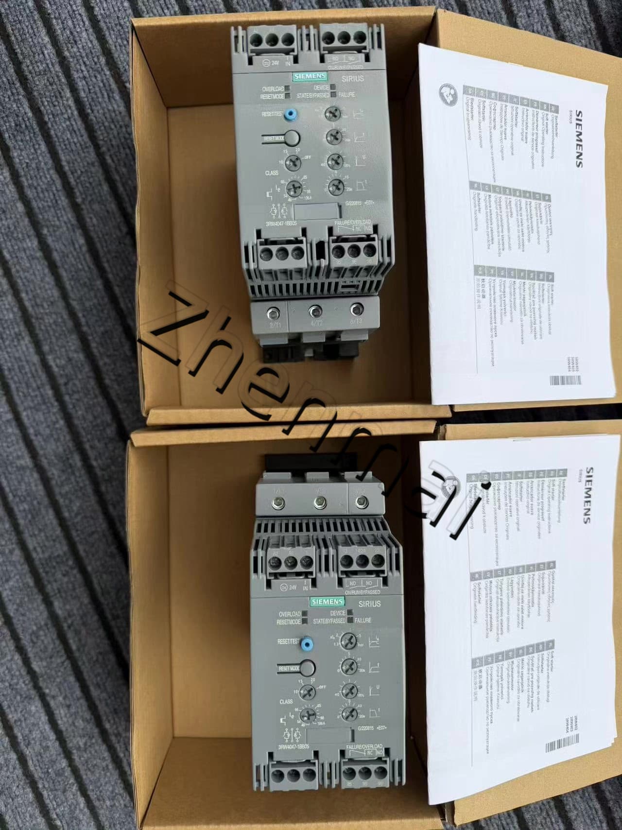 Helt ny, äkta, fabriksstyrd Siemens 3RW4047-1BB05 mjukstartare SIRIUS SOFT STARTER
