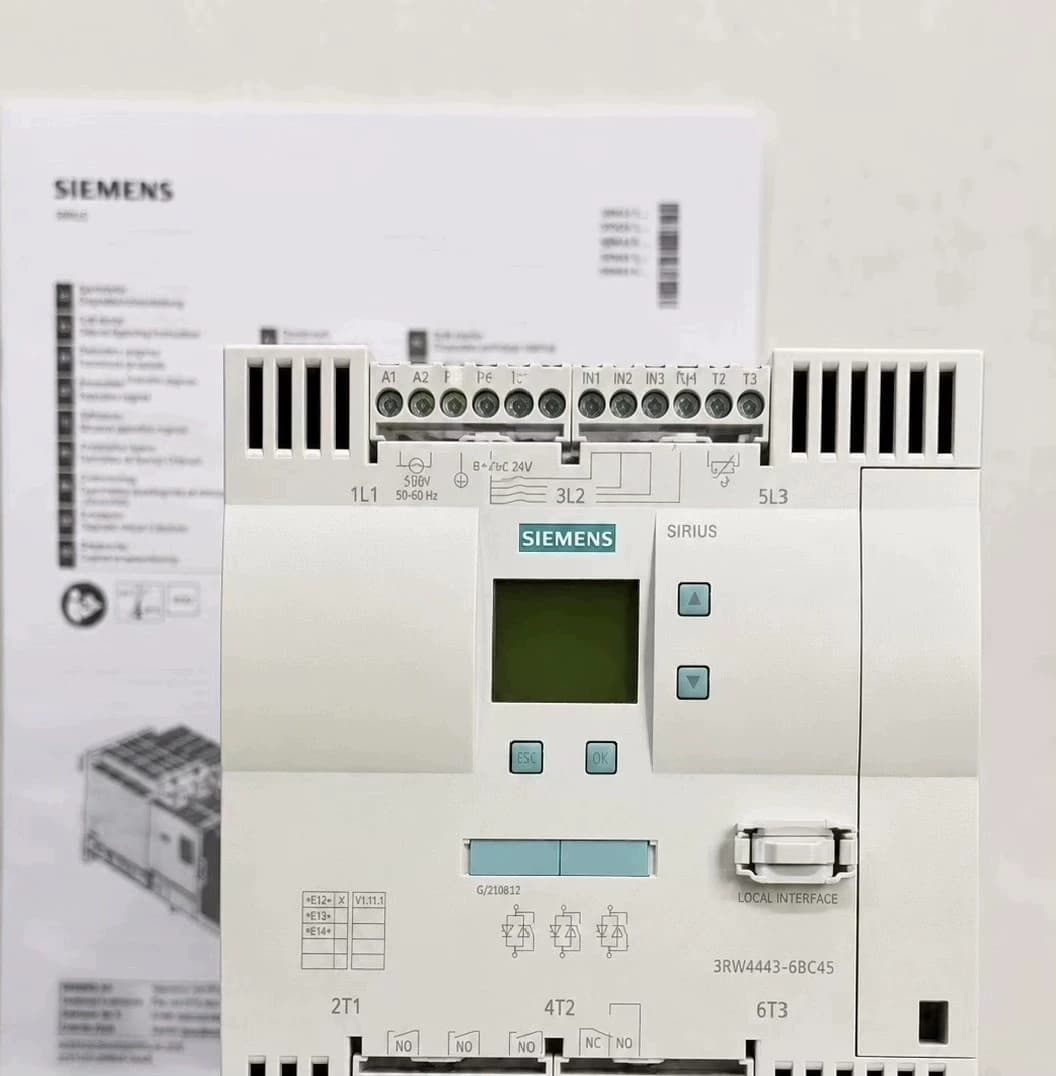 Helt ny, äkta, fabriksanpassad Siemens 3RW4056-2BB44 mjukstartare SIRIUS SOFT STARTER
