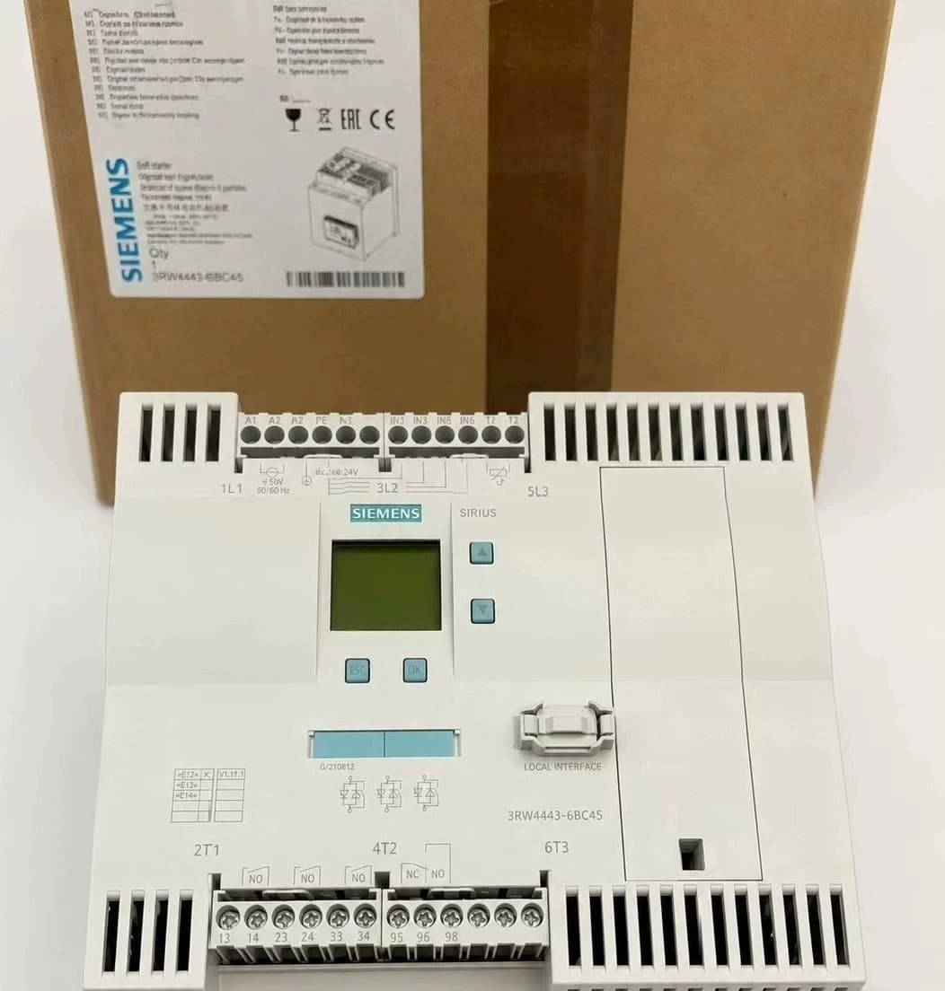 Helt ny, äkta, fabriksanpassad Siemens 3RW4076-2BB44 mjukstartare SIRIUS SOFT STARTER