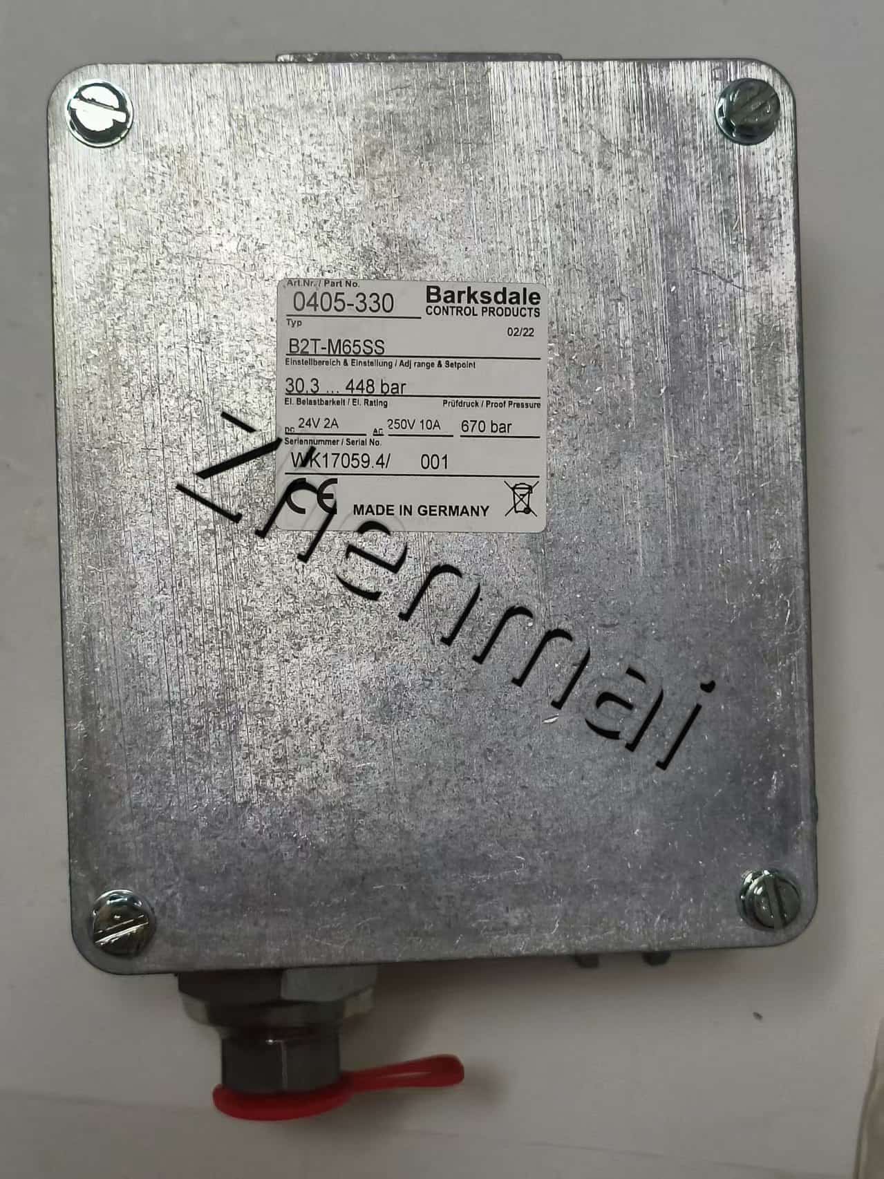 Helt ny original Barksdale 0405-330 B2T-M65SS Trycksensor Nivåomkopplare Flödesvakt Tryckomkopplare Snabb leverans