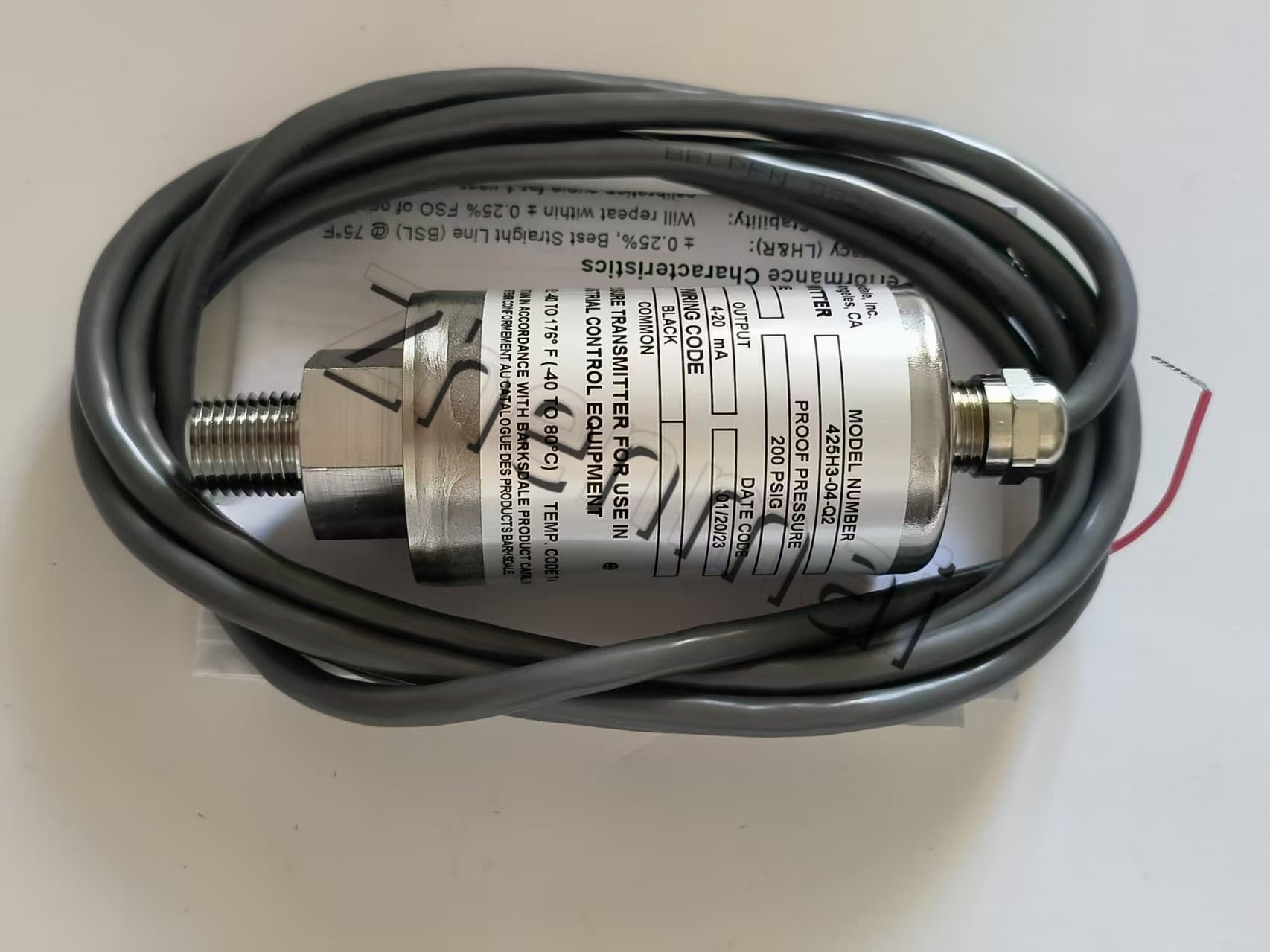 Helt ny original Barksdale 425H3-04-Q2 Trycksensor Nivåomkopplare Flödesvakt Tryckomkopplare Snabb leverans