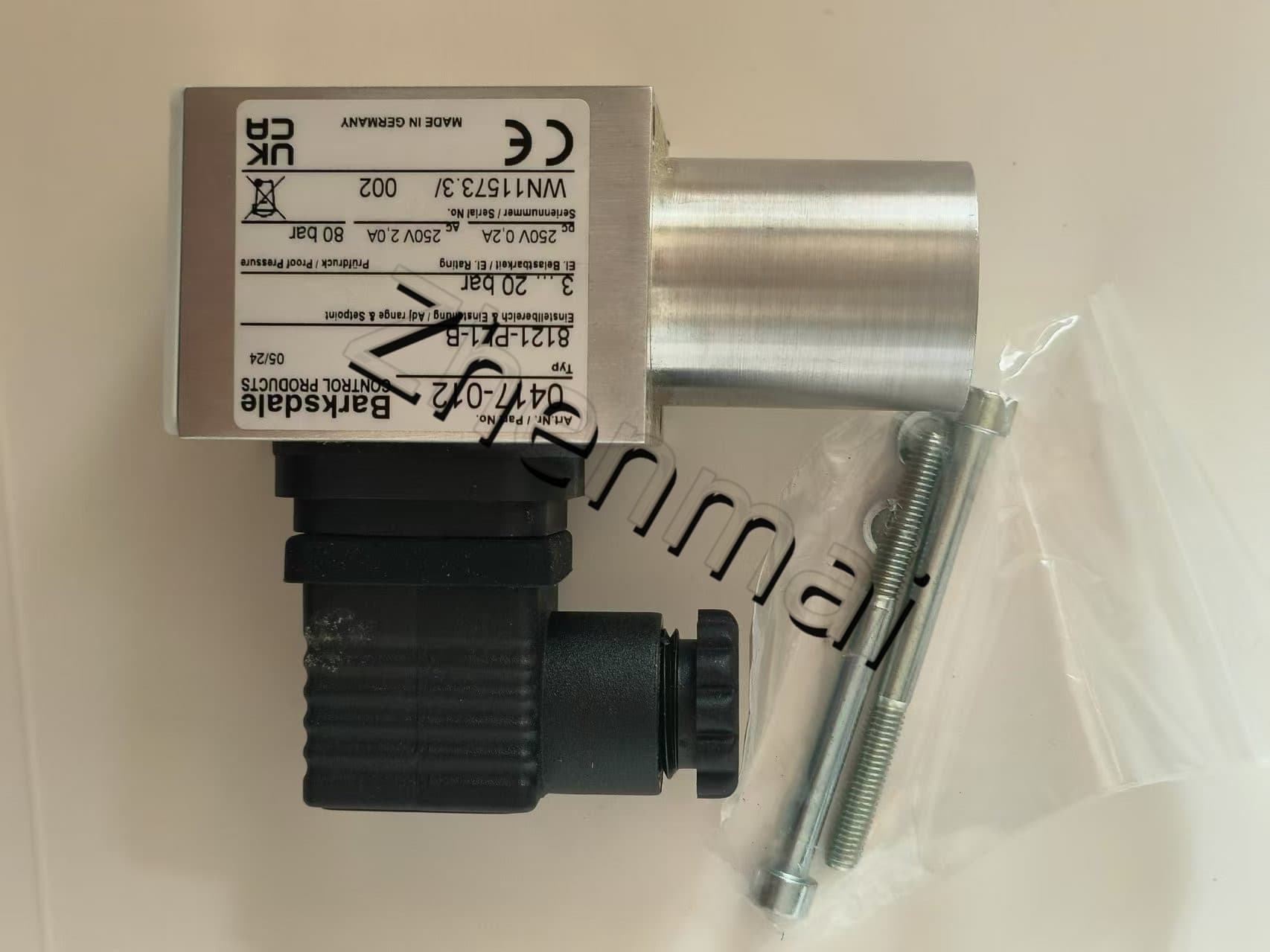 Helt ny original Barksdale 8111-PL1-B-GL 0417-397 Trycksensor Nivåomkopplare Flödesvakt Tryckomkopplare Snabb leverans