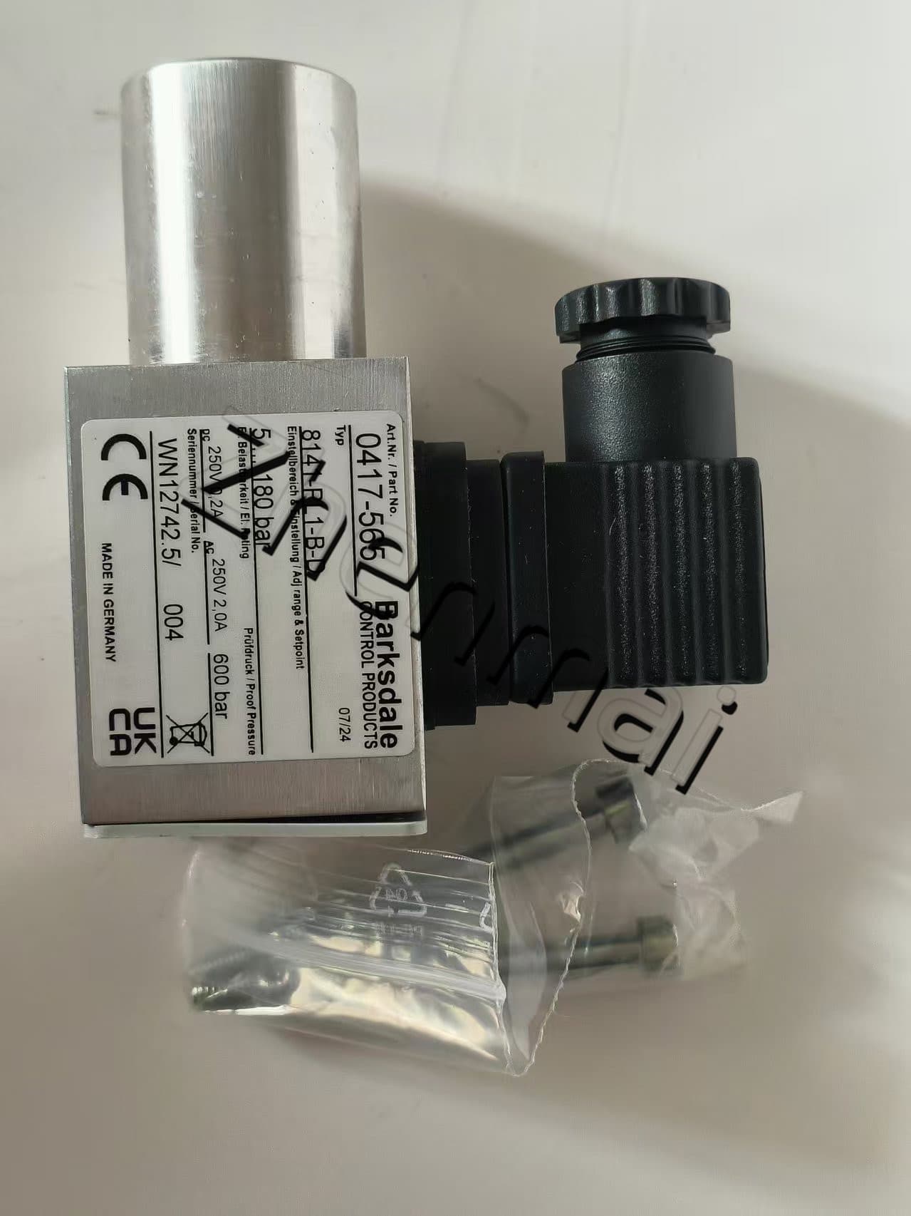 Helt ny original Barksdale 8141-PL1-B-D 0417-565 Trycksensor Nivåomkopplare Flödesvakt Tryckomkopplare Snabb leverans