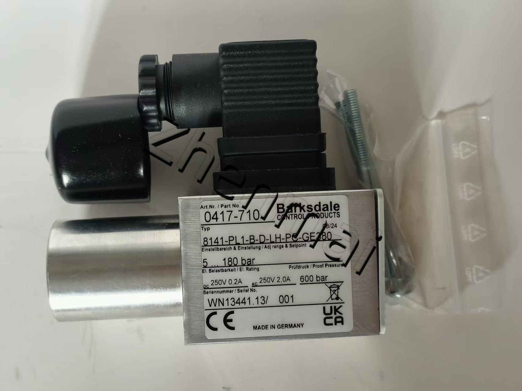 Helt ny original Barksdale 8141-PL1-B-D-LH-PC-GE380 0417-710Trycksensor Nivåomkopplare Flödesvakt Tryckbrytare Snabb leverans