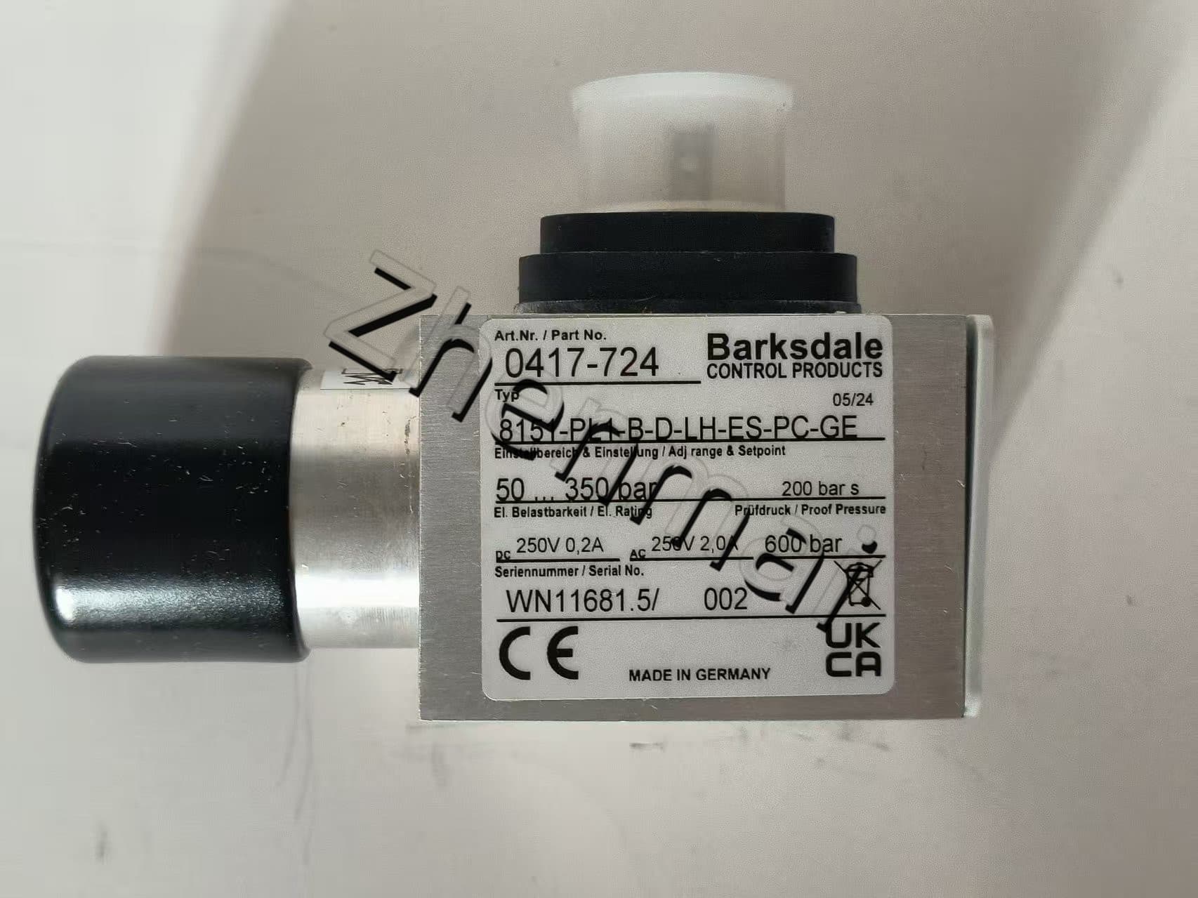 Helt ny original Barksdale 8151-PL1-B-D-LH-ES-PC-GE 0417-724 8151-PL1-B-D-LH-ES-PC-GE Trycksensor Nivåomkopplare Flödesvakt Tryckomkopplare Snabb leverans
