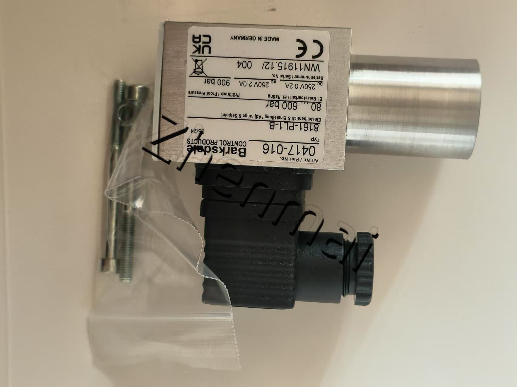 Helt ny original Barksdale 8161-PL1-B 0417-016 Trycksensor Nivåomkopplare Flödesvakt Tryckomkopplare Snabb leverans
