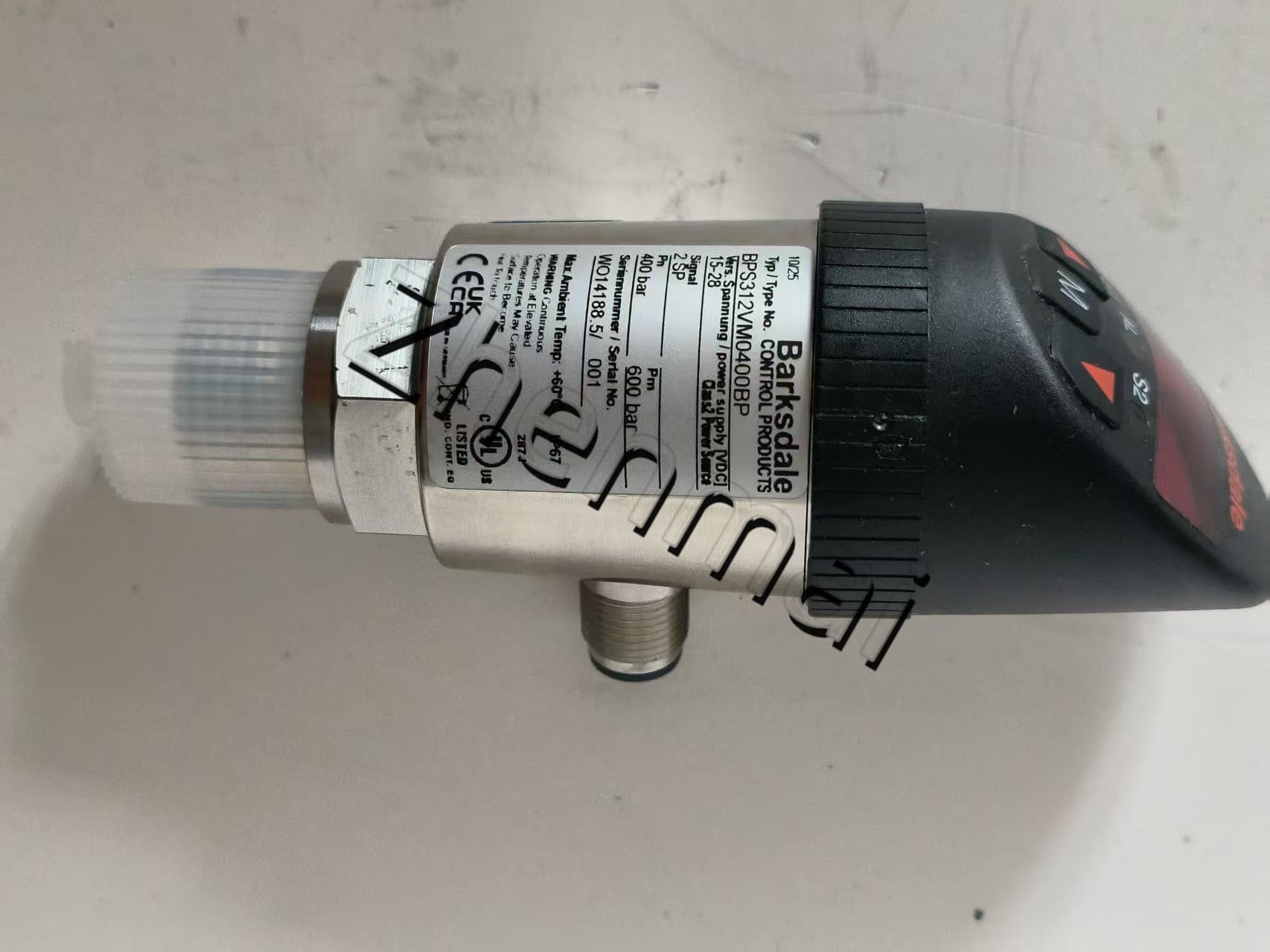 Helt ny original Barksdale BPS312VM0400BP Trycksensor Nivåomkopplare Flödesvakt Tryckomkopplare Snabb leverans