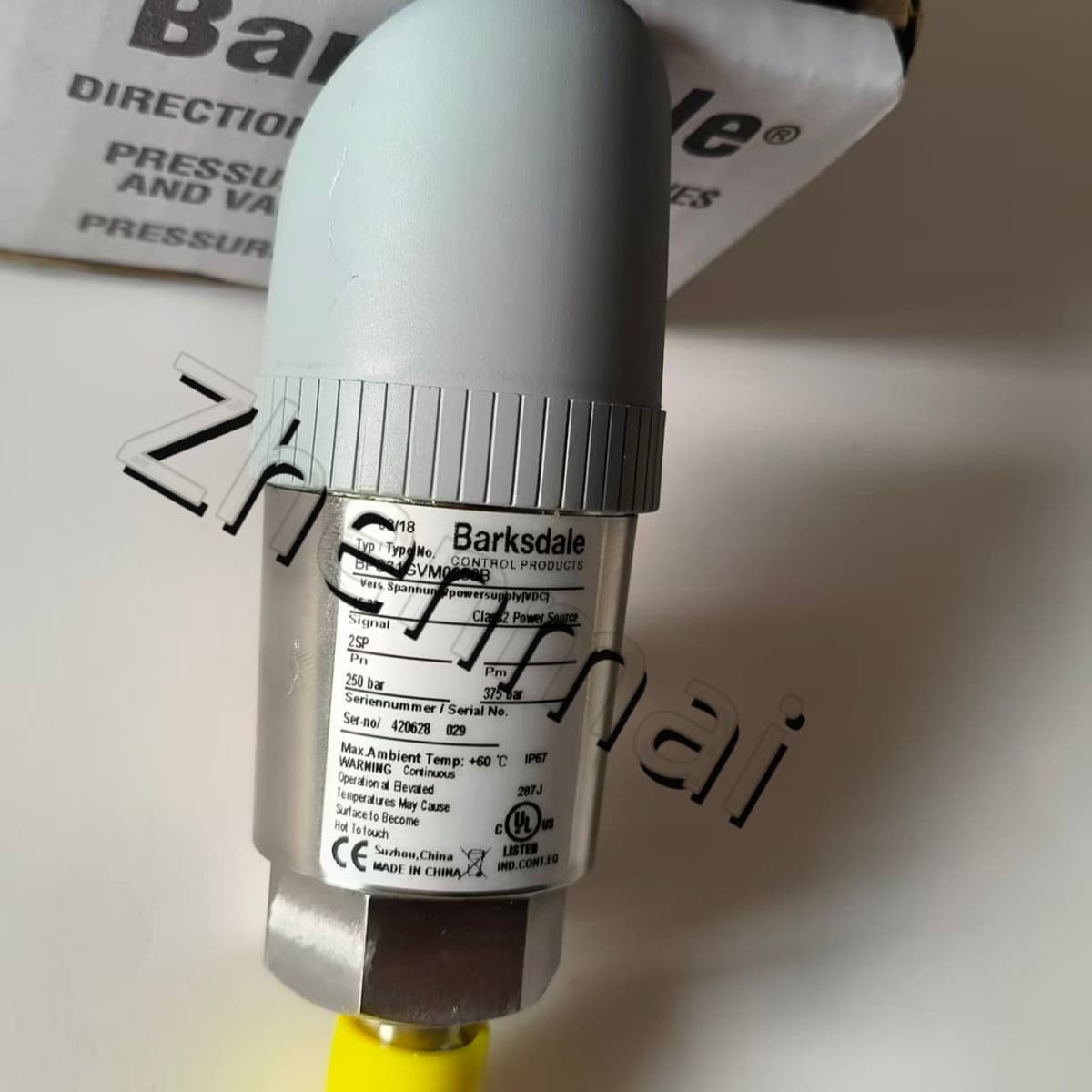 Helt ny original Barksdale BPS31GVM0250B Trycksensor Nivåomkopplare Flödesvakt Tryckomkopplare Snabb leverans