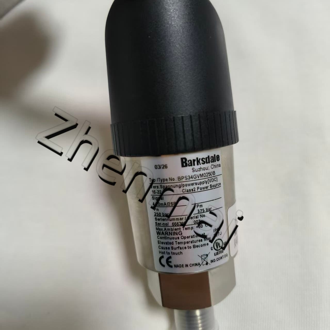 Helt ny original Barksdale BPS34GVM0250B Trycksensor Nivåomkopplare Flödesbrytare Tryckomkopplare Snabb leverans