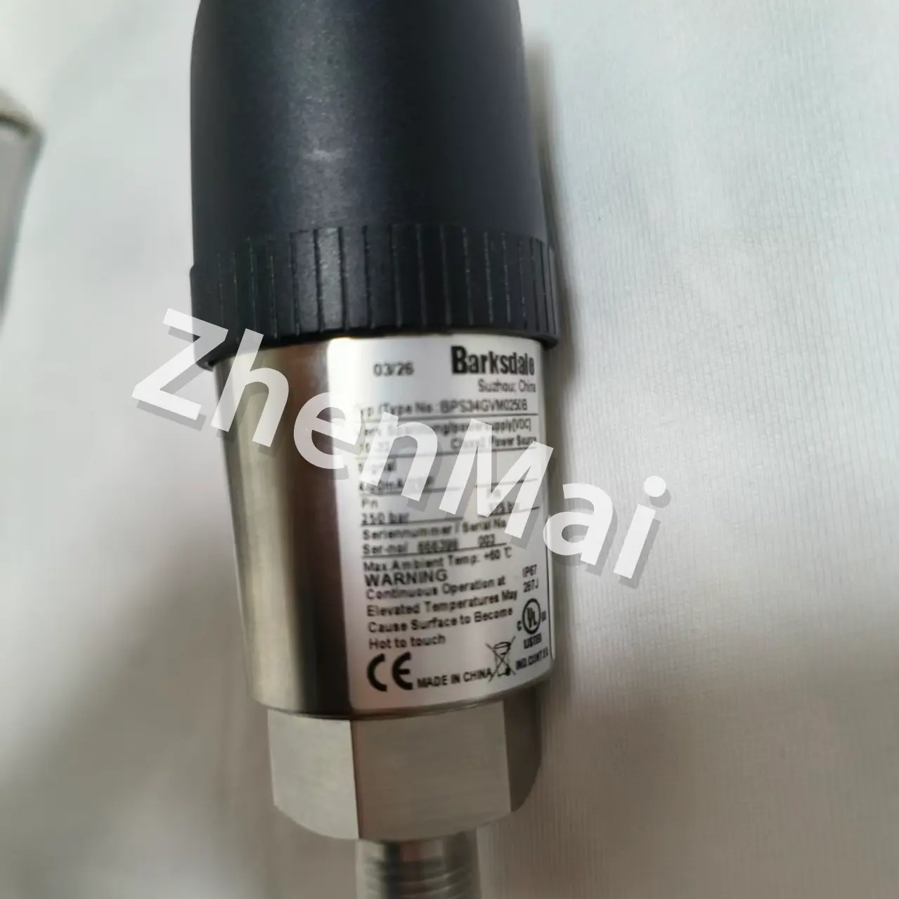 Helt ny original Barksdale BPS34GVM0400B Trycksensor Nivåomkopplare Flödesvakt Tryckomkopplare Snabb leverans