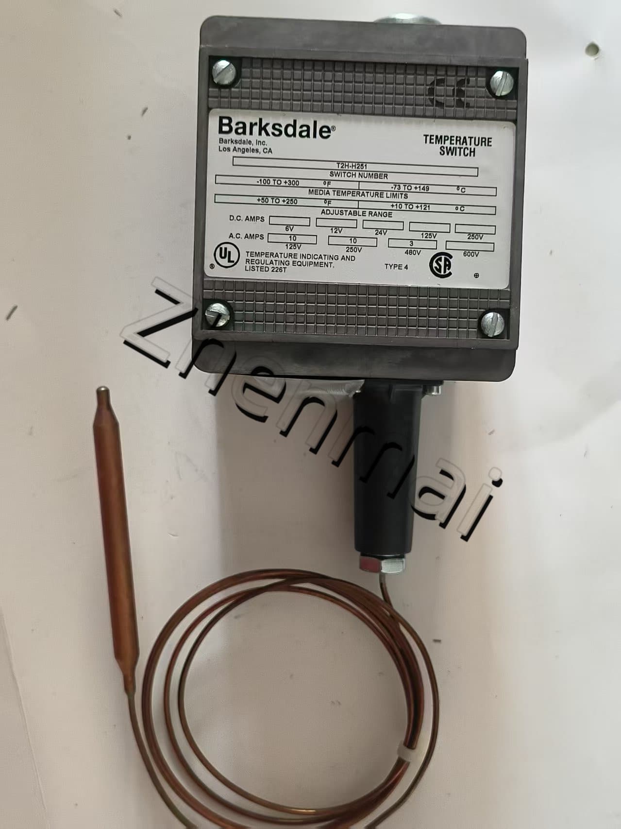 Helt ny original Barksdale T2H-H251 Trycksensor Nivåomkopplare Flödesvakt Tryckomkopplare Snabb leverans