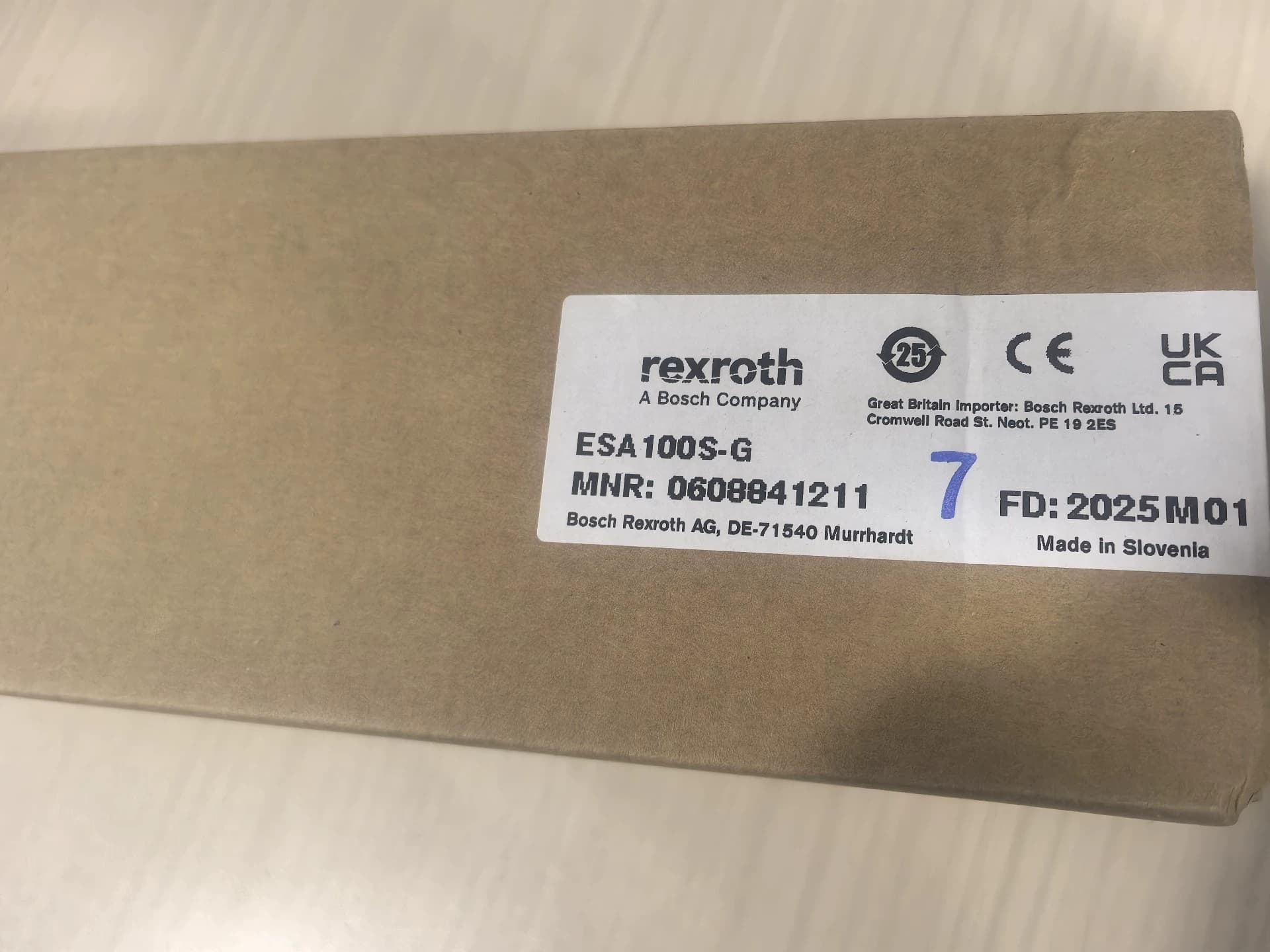 Helt ny original Bosch Rexroth servodrivning Elektrisk momentnyckel ESA100S-G servomotor Snabb leverans