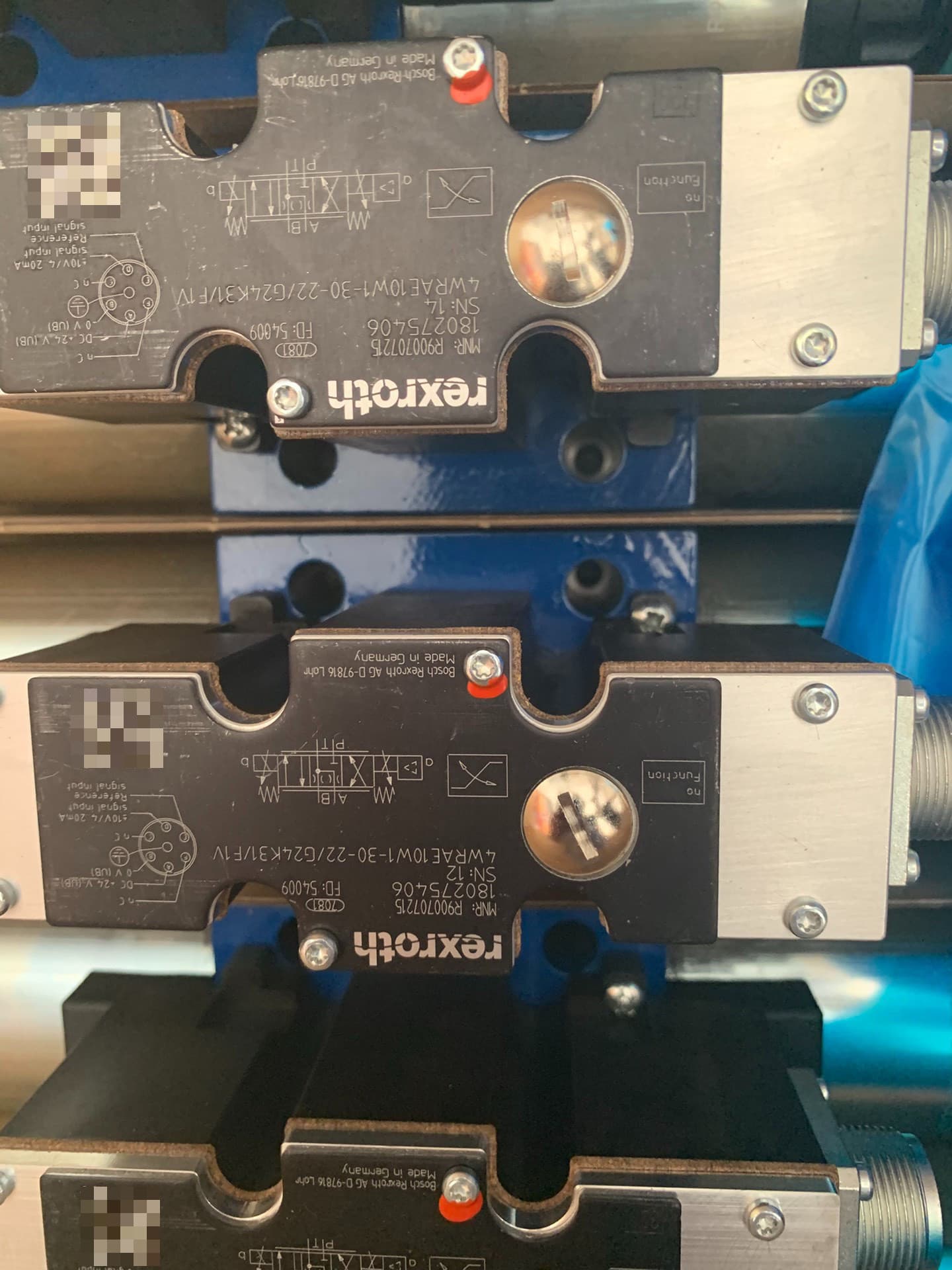 Helt ny original Bosch Rexroth servomotor Tryckreduceringsventil 4WRAE10W60-2X/G24N9K31/F1V Servomotor Snabb leverans