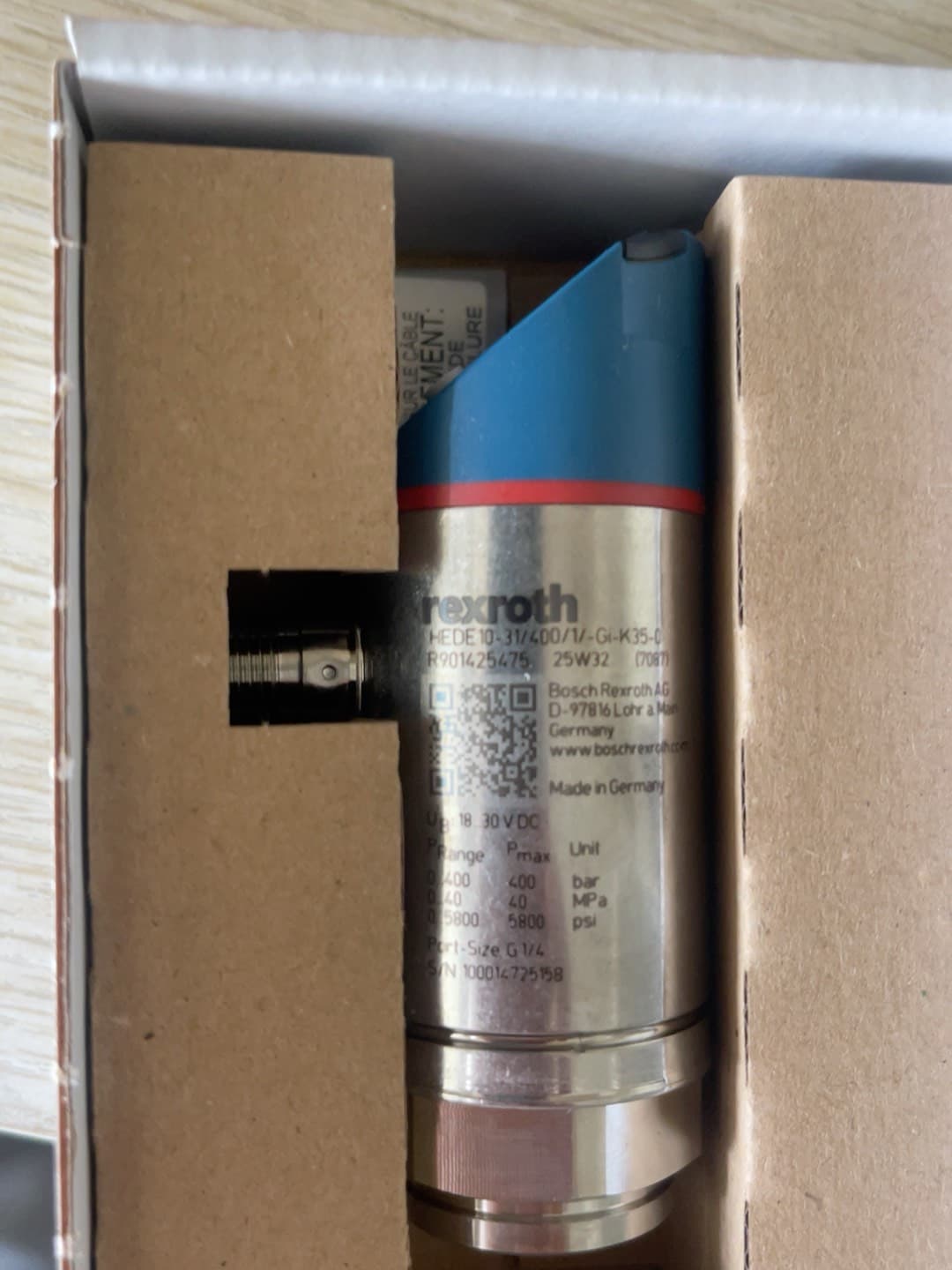 Helt ny original Bosch Rexroth servomotor Trycksensor HEDE10-3X/400/1/-GI-K35-0 Servomotor Snabb leverans